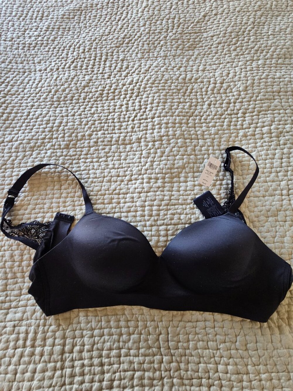 Soma Enbliss Lace Wireless Bra - Black
